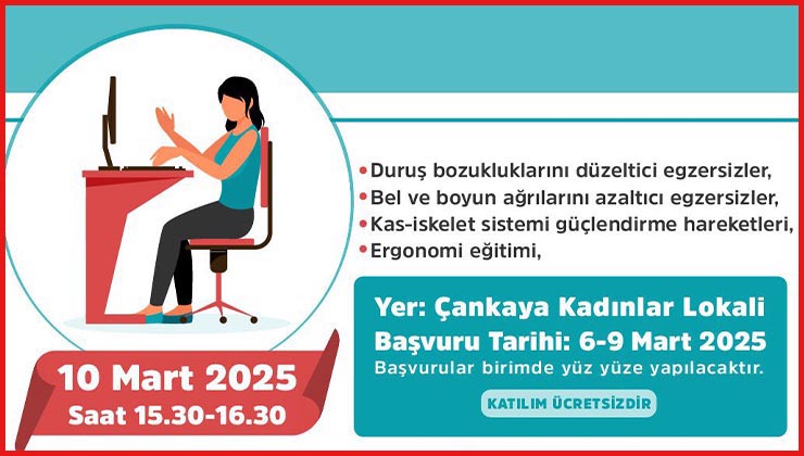 Ankara Büyükşehir Belediyesi’nden kadınlara özel ücretsiz sağlık ve hareket programı