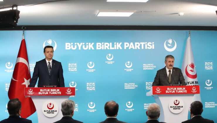 Saadet Partisi’nden Büyük Birlik Partisi’ne anlamlı ziyaret