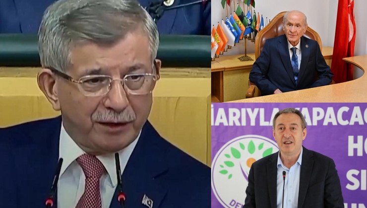 Davutoğlu, Bahçeli ve Bakırhan ile görüştü