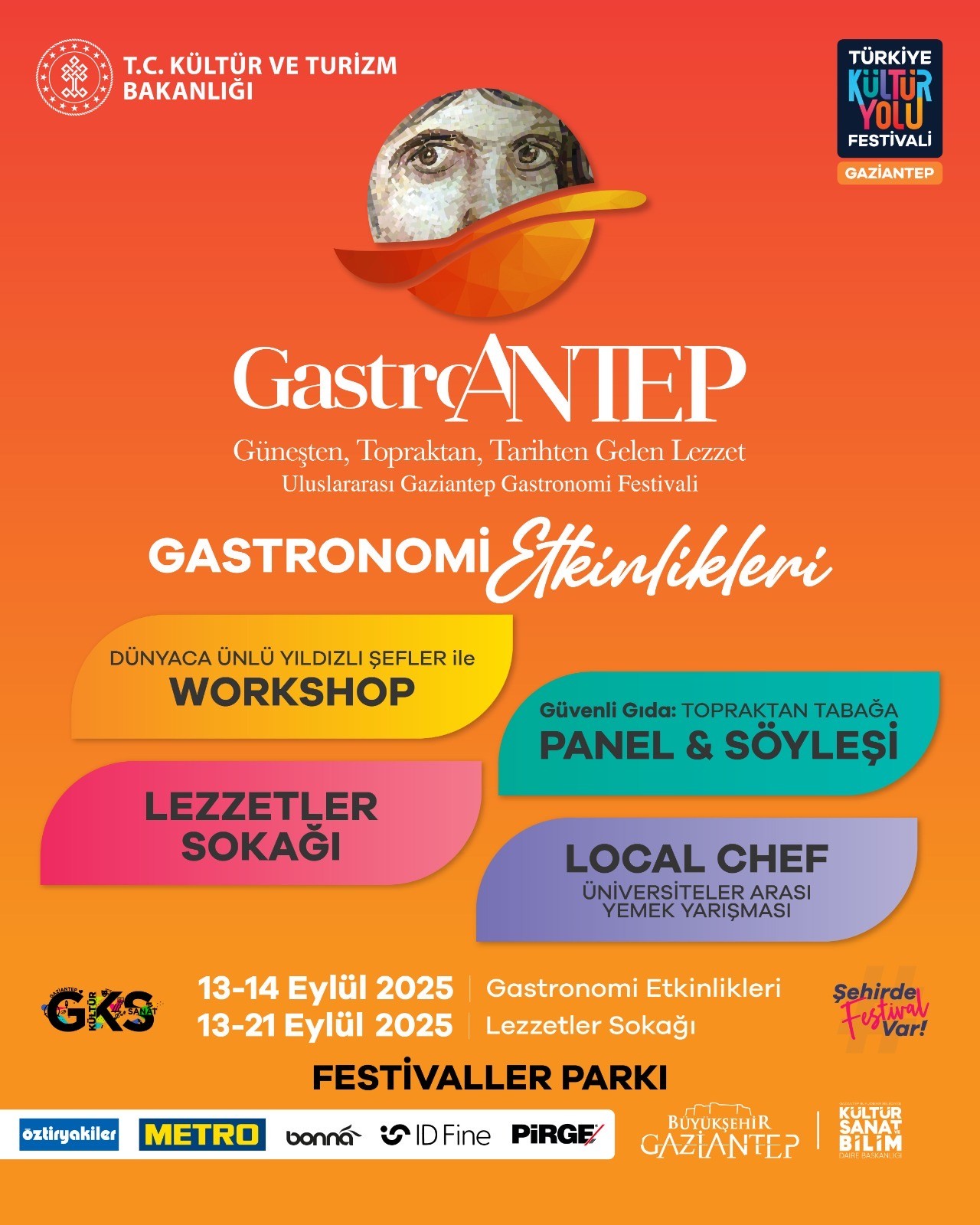 Gaziantep Belediyesi, 7. kez Gastronomi Festivali’ne ev sahipliği yapıyor 2 Gaziantep Belediyesi, 7. kez Gastronomi Festivali’ne ev sahipliği yapıyor Gaziantep Belediyesi 1