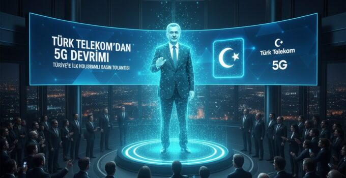 Türk Telekom’dan 5G Devrimi: Türkiye’de İlk Hologramlı Basın Toplantısı Gerçekleşti!