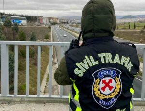 Bilecik’te drone destekli trafik denetimi gerçekleştirildi