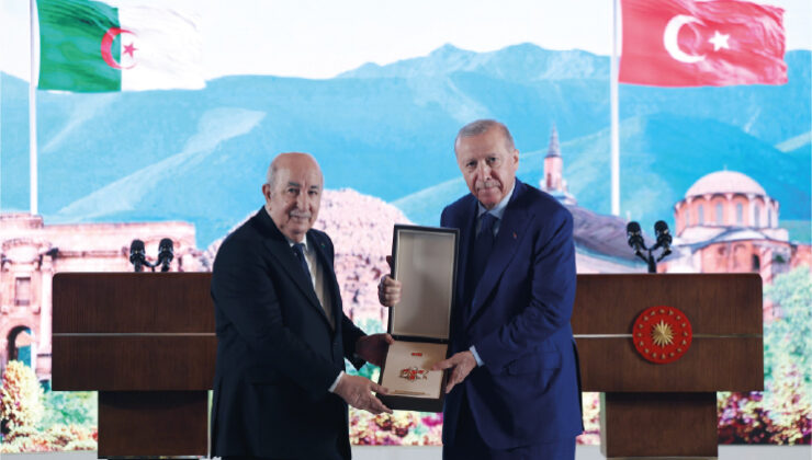 Türkiye ve Cezayir arasında tarihi dostluk nişanı: Cumhurbaşkanı Erdoğan’dan önemli hamle