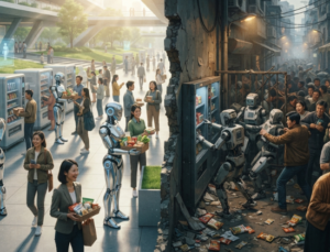 2036’da refah ve kaos arasında robotların ürettiği bolluğun paylaşımı