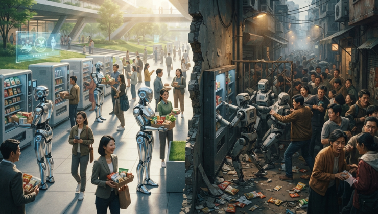 2036’da refah ve kaos arasında robotların ürettiği bolluğun paylaşımı