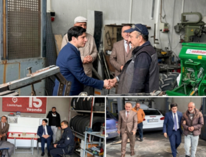 Hınıs Kaymakamı Fatih Gülnar sanayi esnafıyla bir araya geldi